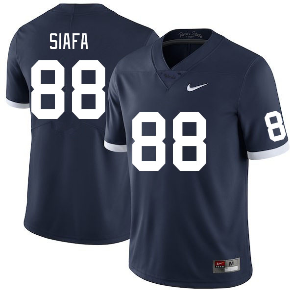 Men #88 Sam Siafa Penn State Nittany Lions College Football Jerseys Stitched Sale-Retro